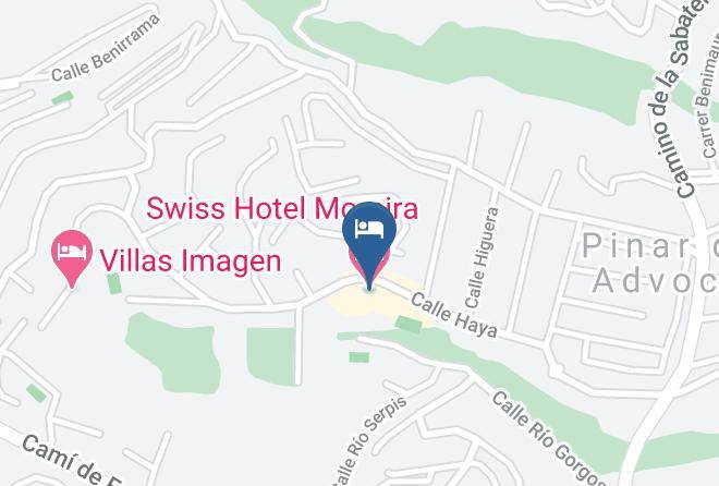 Alicante - Swiss Hotel Moraira Maps