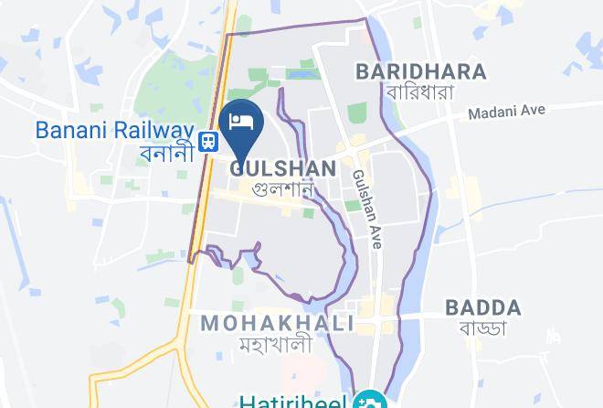 Dhaka - Hotel Swiss Park Maps