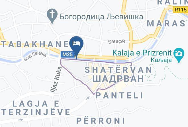 Prizren - Hotel Swiss Prizren Maps