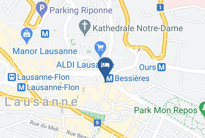 Lausanne - Hotel Swiss Wine By Fassbind Maps