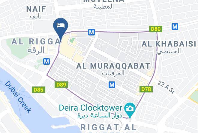 Dubai - Swissotel Living Al Ghurair Maps