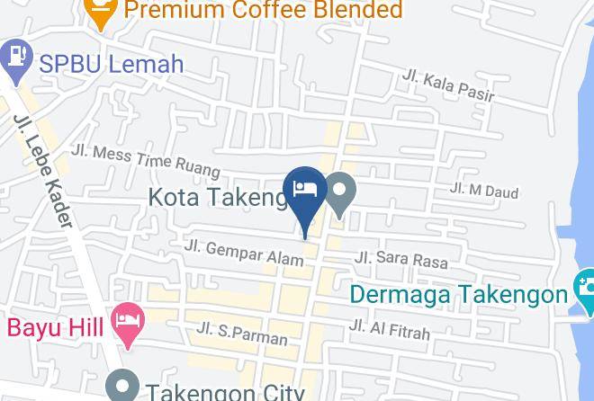 Central Aceh Regency - Hotel Syariah Darussalam Maps
