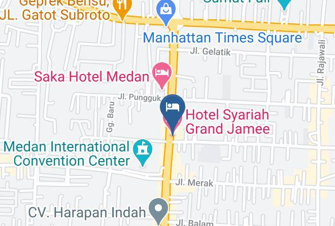 Kota Medan - Hotel Syariah Grand Jamee Maps