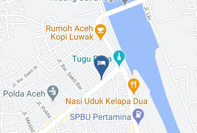 Kota Banda Aceh - Hotel Syariah Lingke Maps