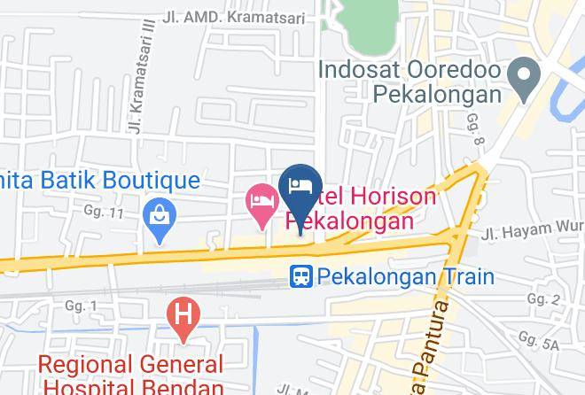 Kota Pekalongan - Hotel Syariah Maps