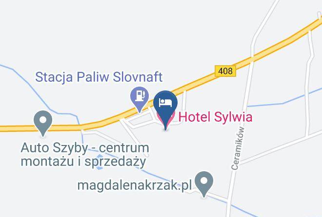 Gliwicenty - Hotel Sylwia Maps