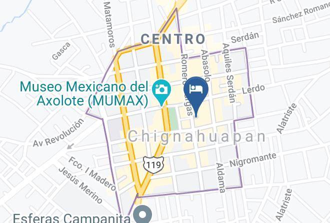 Chignahuapan - Hotel Symer Maps