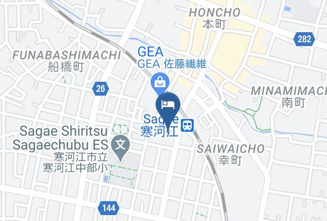 Sagae City - Hotel Symphony Maps