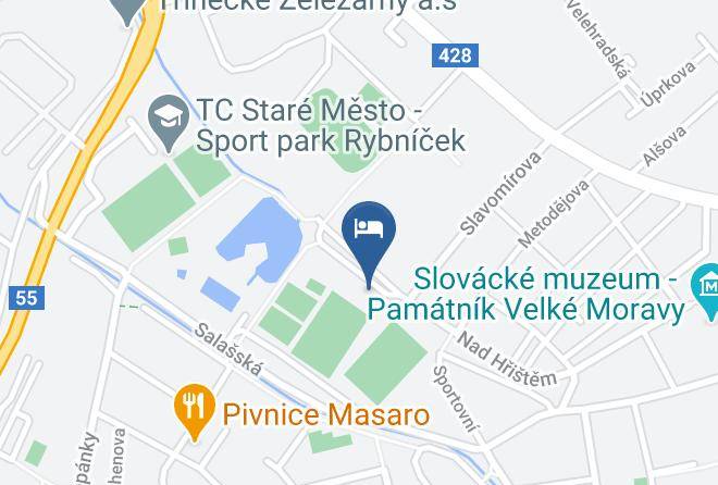 Uherske Hradiste - Hotel Synot Maps