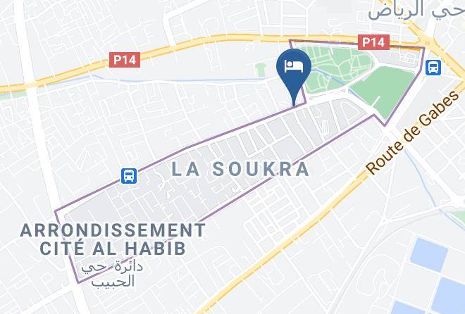 Tunisia - Hotel Syphax Maps