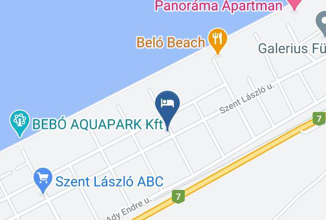 Siofok - Hotel Szabadi Maps