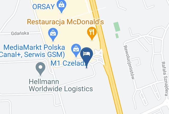 Bedzinski - Hotel Szafran Maps