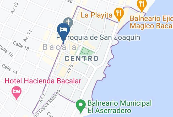 Bacalar - Hotel Szapot Maps