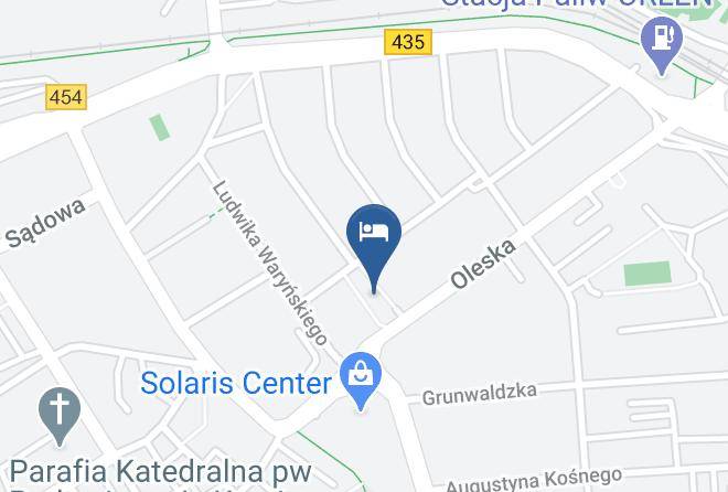Opole - Hotel Szara Willa Maps