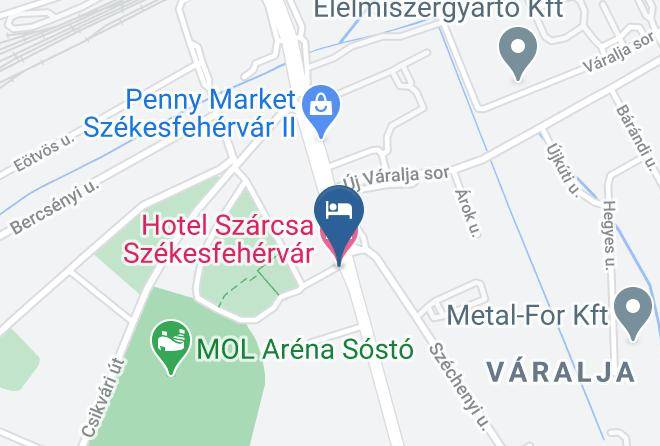 Szekesfehervar - Hotel Szarcsa Szekesfehervar Maps