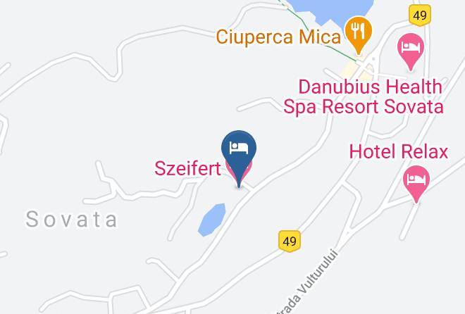 Sovata - Hotel Szeifert Restaurant Maps