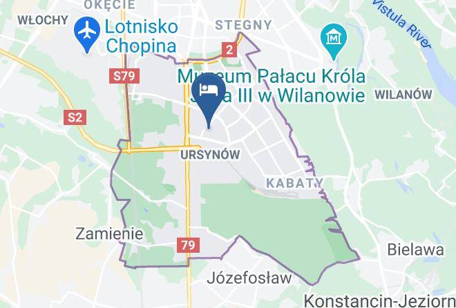 Warsaw - Hotel Szkoleniowy Ursynow Maps