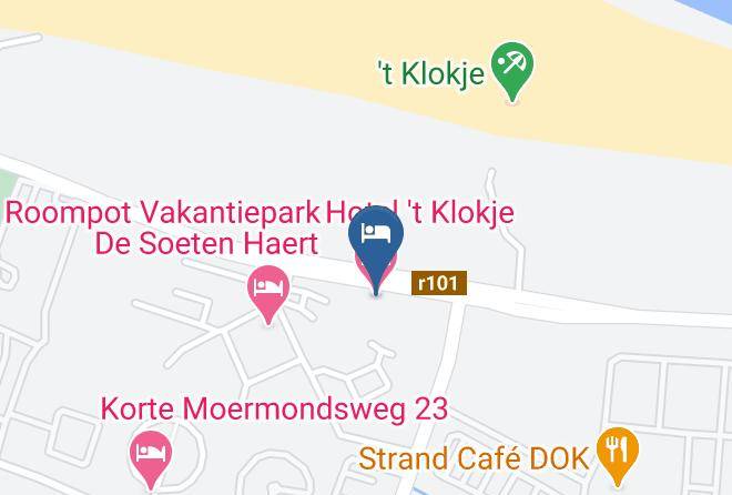 Schouwen Duiveland - Hotel 't Klokje Maps