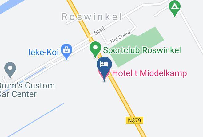 Emmen - Hotel T Middelkamp Maps