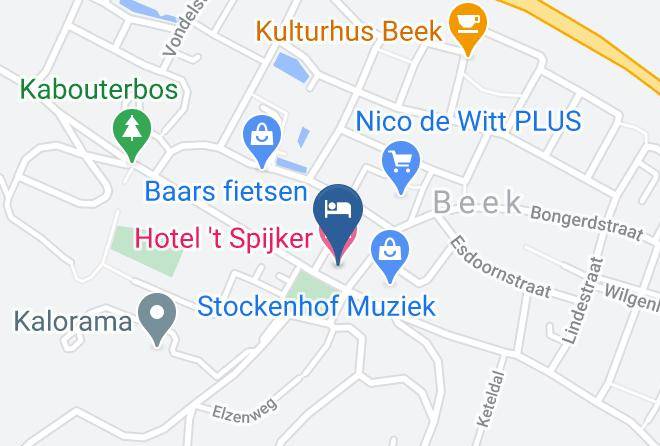 Berg En Dal - Hotel 't Spijker Maps