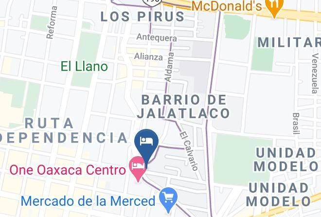 Oaxaca De Juarez - Hotel Tabaa Oaxaca Maps