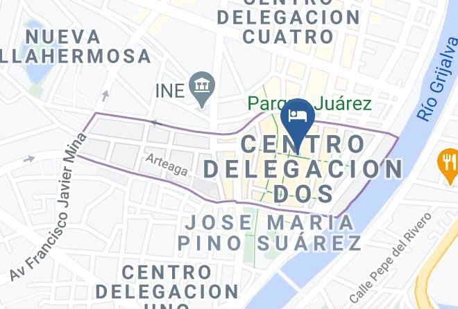City Centre - Hotel Tabasco Maps