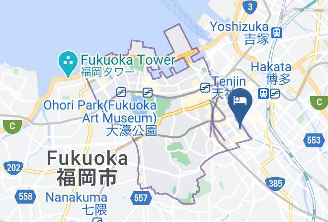 Fukuoka City Chuo Ward - Hotel Tabisai Suite Maps