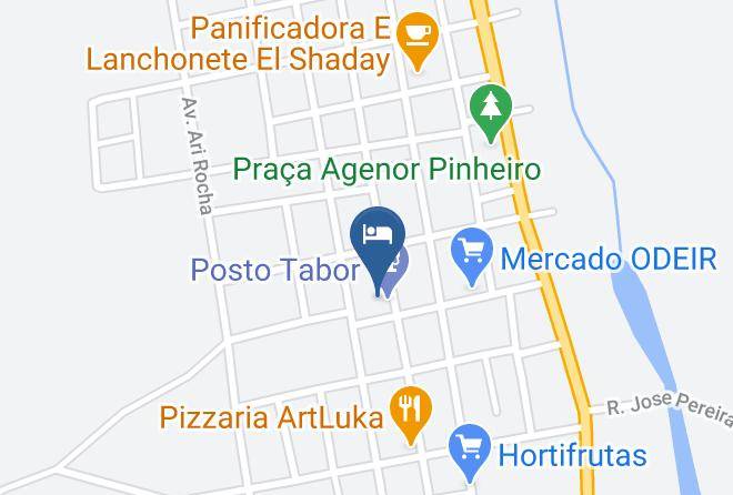 Baixa Grande Do Ribeiro - Hotel Tabor & Auto Posto Tabor Maps