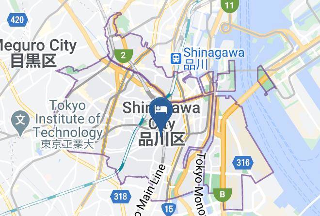 Shinagawa Ward - Hotel Tachibana Maps