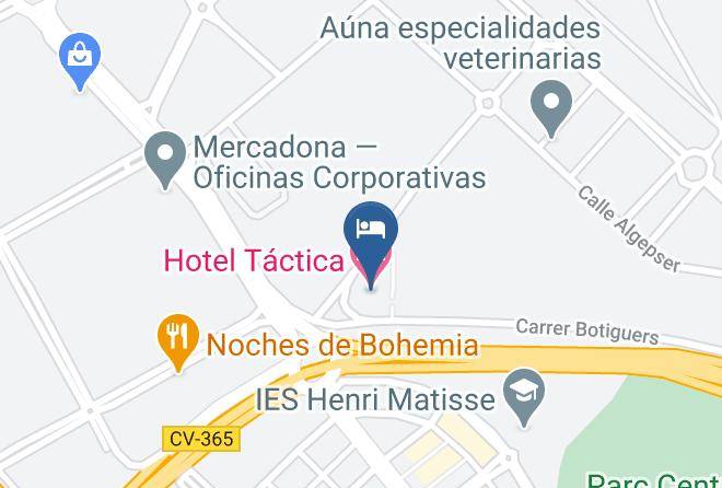 Valencia - Hotel Tactica Maps