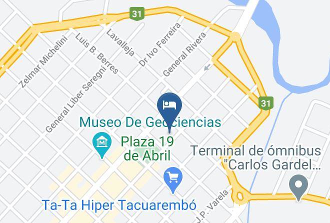 Tacuarembo - Hotel Tacuarembo Maps