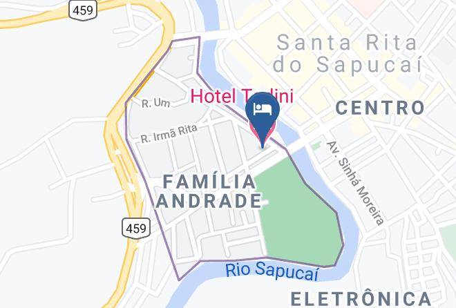 Santa Rita Do Sapucai - Hotel Tadini Maps
