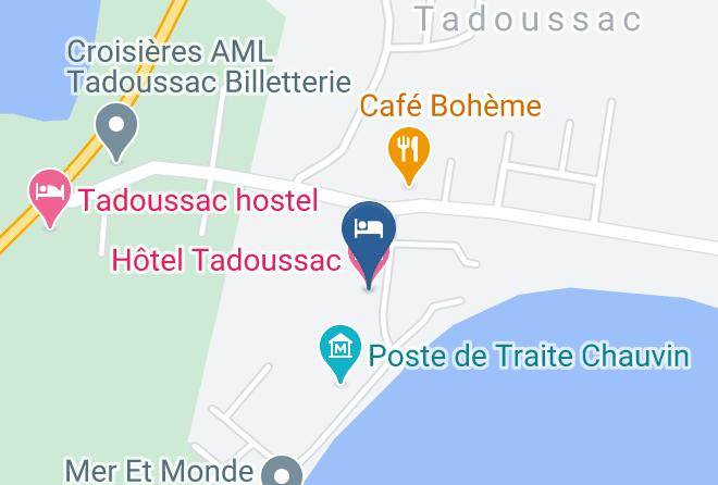 La Haute Cote Nord Regional County Municipality - Hotel Tadoussac Maps