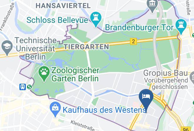 Stadt Berlin - Hotel Tagungshaus Tiergarten Maps