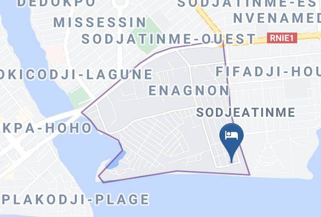 Cotonou - Hotel Tahiti Benin Maps