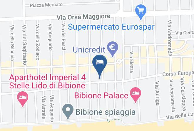 Venice - Hotel Tahiti Garni B&b Maps