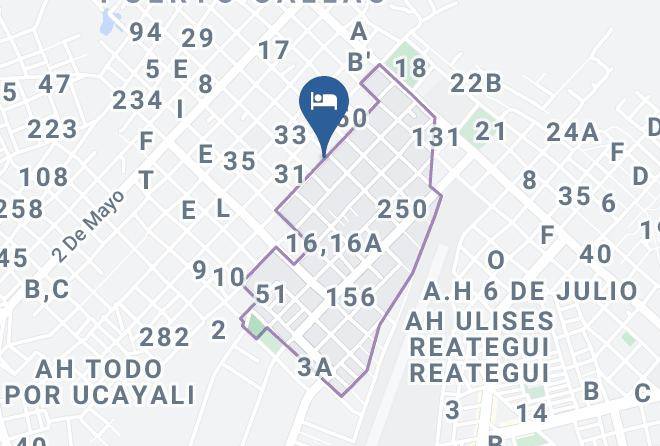 Coronel Portillo - Hotel Tahuari Maps