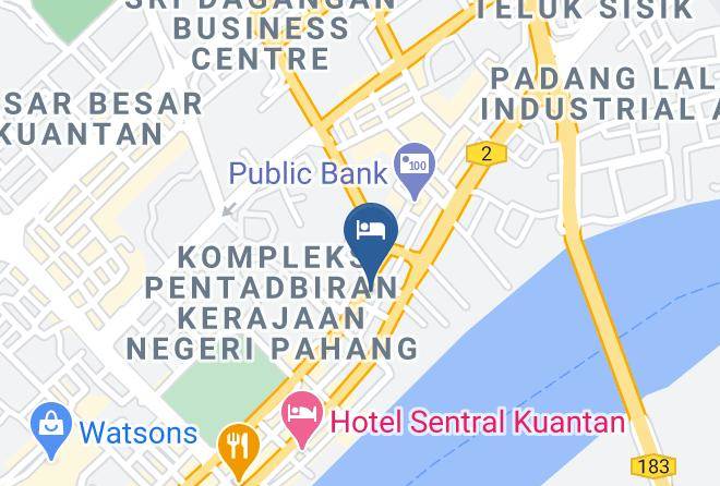 Kuantan District - Hotel Tai Wah Maps