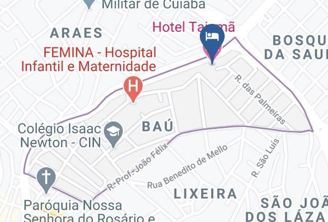 Cuiaba - Hotel Taiama Maps