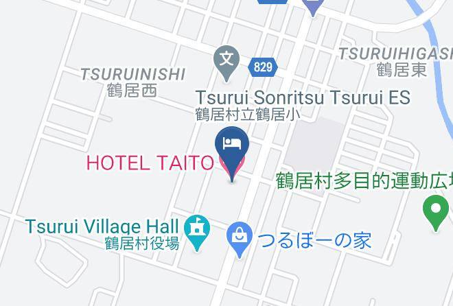 Tsurui Vil Akan District - Hotel Taito Maps