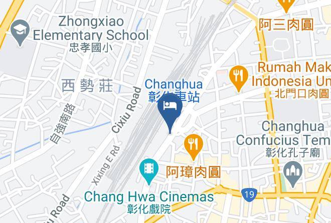 Hotel Taiwan Changhua Map