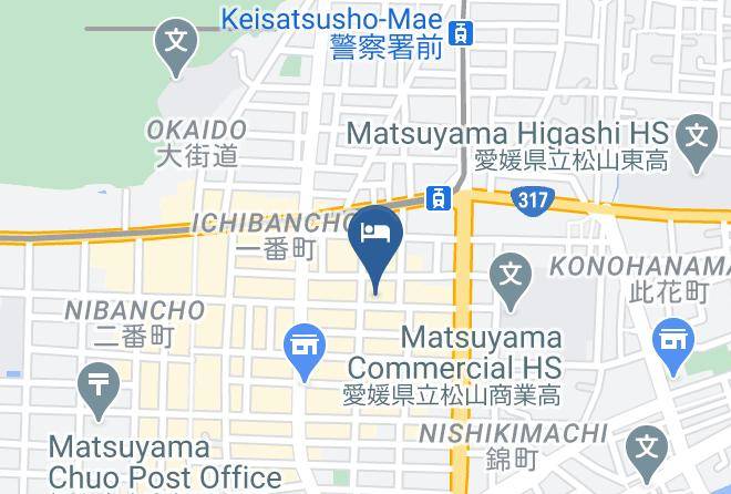 Matsuyama City - Hotel Taiyo Noen Nibancho Maps