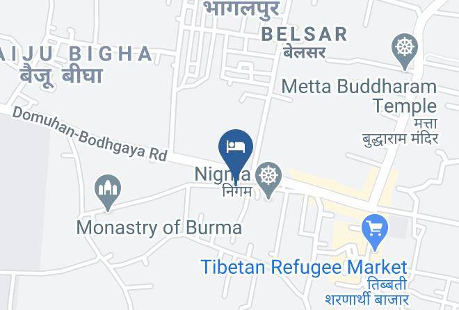 Bodh Gaya - Hotel Taj Darbar Maps