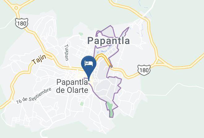 Papantla - Hotel Tajin Maps