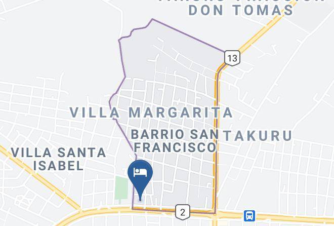 Caaguazu - Hotel Tajy Internacional Maps