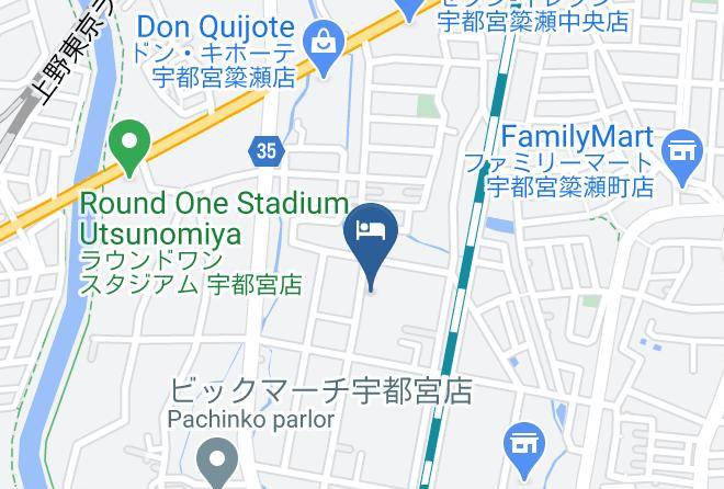 Utsunomiya City - Hotel Take1 Maps