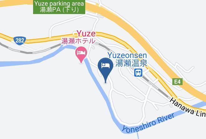 Kazuno City - Hotel Taki No Yu Maps