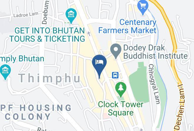 Thimphu - Hotel Taktsang Maps