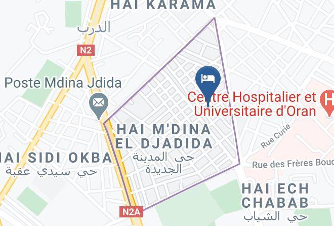 Oran - Hotel Talbi Maps