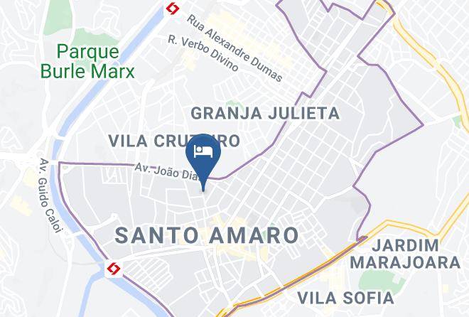 Sao Paulo Santo Amaro - Hotel Talisma Maps